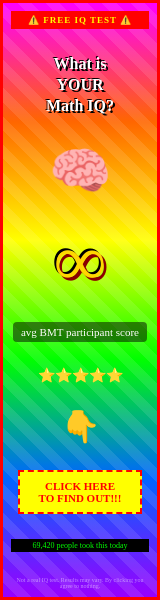 Free Math IQ Test